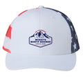 White/ USA Flag - FRONT