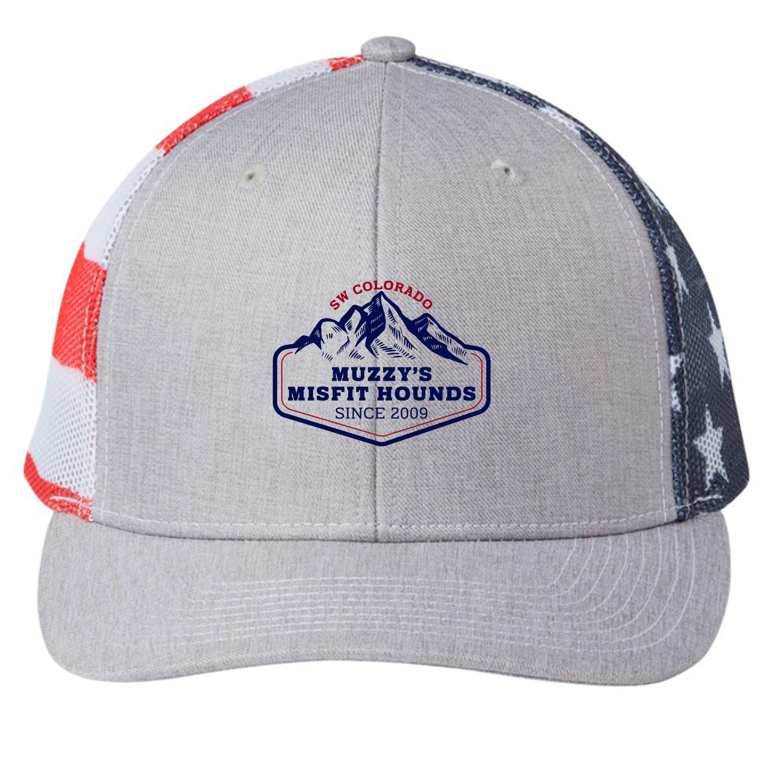 Heather/ USA Flag - FRONT